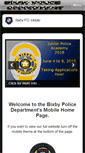 Mobile Screenshot of bixbypolice.org